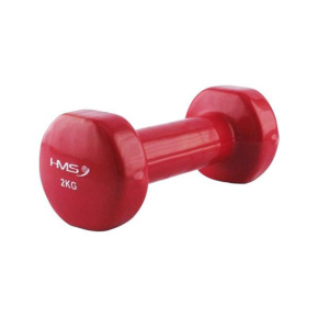 Cast iron dumbbell covered with vinyl HMS 2 kg