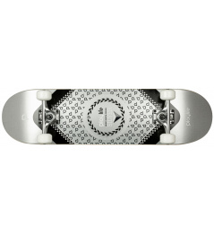 Skateboard Playlife Heavy Metal Silver 31x8 "