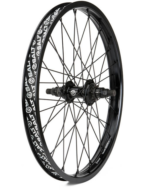 Salt Rookie Cassette BMX Rear Wheel (18"|Black)