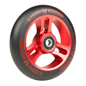 Blazer Pro Scooter Wheel Triple XT 110mm with Abec 9 - 110 MM Black/Red