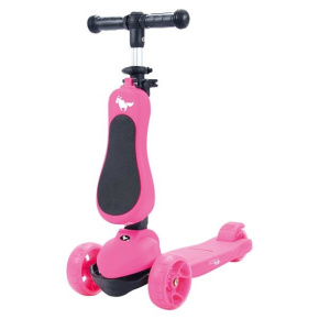 Kids scooter NILS Fun HLB12 2in1 pink