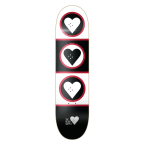 Heart Supply Squad Skate Board (8.5"|Black/White)