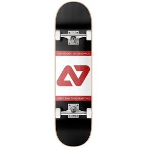Hydroponic Block Skateboard Complete (7.25" | Black / White)