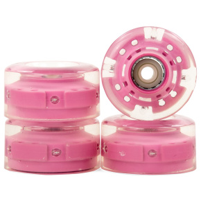SFR Light Up Quad Wheels - Pink - 58mm x 32mm