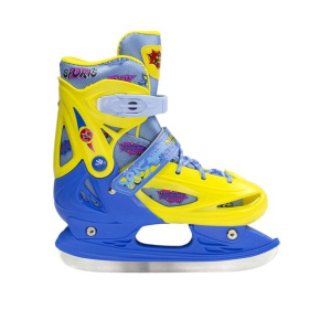 NH 1105 AND YELLOW CHILDREN'S ICE SKATES NILS EXTREME