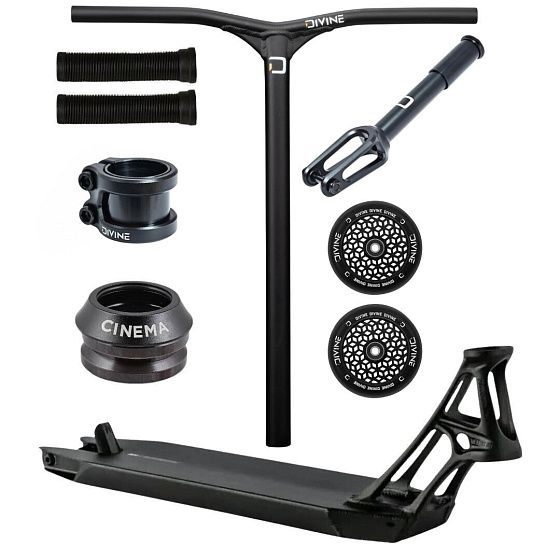 Freestyle Scooter Custom Ethic × Divine Park – 460 × 130 mm / 110 × 24 mm / IHC – black