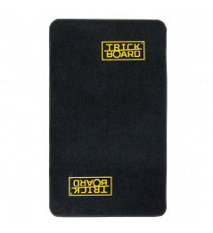 Trickboard pad 110 x 200 cm, black with logo