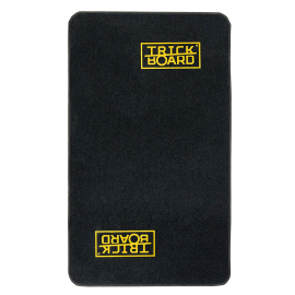 Trickboard pad 110 x 200 cm, black with logo