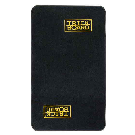Trickboard pad 110 x 200 cm, black with logo