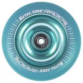 Metal Core Radical Fluorescent 110 mm blue wheel