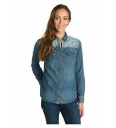 Roxy Shirt Sunday River Denim 012 btn0 peacoat 2014/15 vell.M