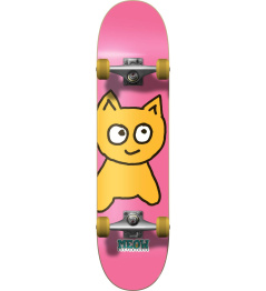 Meow Big Cat Skateboard Set (8.25"|Pink/Yellow)
