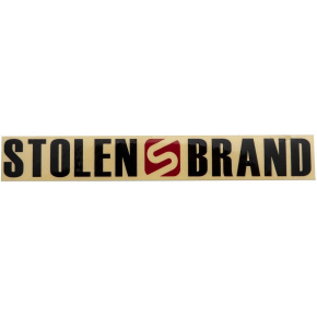 Stolen Logo Sticker (L|Black)