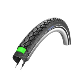 Schwalbe SCHWALBE Marathon 20x1 tires.5 GreenGuard black with reflective stripe (tuning) Schwalbe Marathon 20 1.5 tires