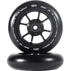 Wheels North Signal V2 115x30mm Matte Black/Black Pu