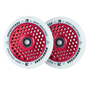 Root Honeycore White 110mm Scooter Wheels Set 2 (110mm | Red)