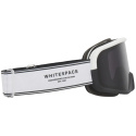 Whitespace Dual Tone Ski Goggles (White/Black/Smoke Lens)
