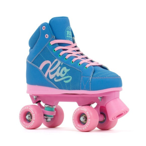 Rio Roller Lumina Adults Quad Skates - Blue / Pink - UK:6A EU:39.5 US:M7L8