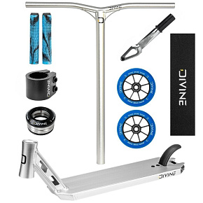 Freestyle Scooter Custom Divine Park ALU Silver/Blue