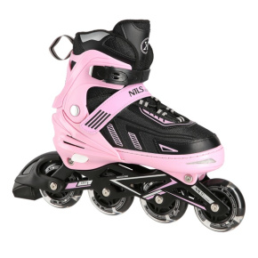 Roller skates NILS Extreme NA11230 pink