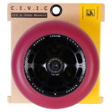 UrbanArtt Civic wheels 115x30mm Black/Autumn Red 2 pcs