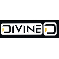 Divine Large White Stickers