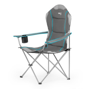 Folding chair NILS Camp NC3080 light grey