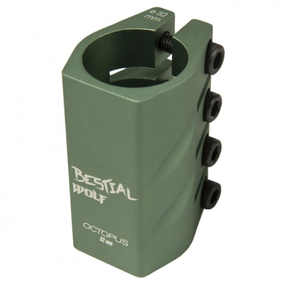 Bestial Wolf Octopus collar green