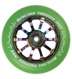 Metal Core Thunder Rainbow 110 mm green wheel
