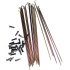 Colony Plain Gauge Wires 20 pcs (182mm|Rainbow Anodise)