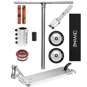 Freestyle Scooter Custom Divine Street 6" 580 mm Silver