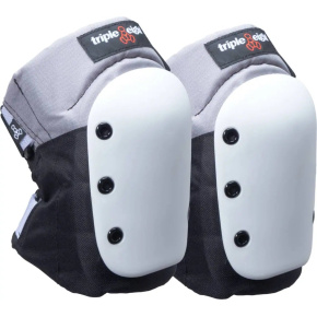 Protectors Triple Eight Street Skate Knee Pads With Black / White