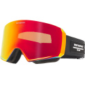 Whitespace MD Icon Ski Goggles (White/Black/Fire Lens)