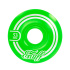 Enuff Refresher II Wheels - Green - 53mm
