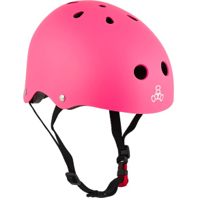 Children's helmet Triple Eight Lil 8 Staab Neon Pink