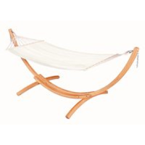La Siesta Hammock with wooden stand CHILLOUNGE® CHILLOUNGE® hammock with d. by standing