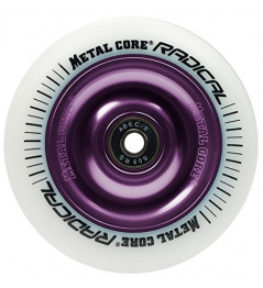 Metal Core Radical 110 mm round white violet