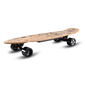 Skatey 350L wood longboard wood art