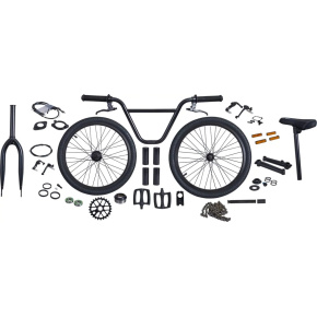 Colony Build Your Own Flatland BMX Bike Kit (Black)