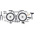 Colony Build Your Own Flatland BMX Bike Kit (Black)