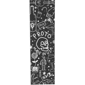 Proto Zuaso 7" Griptape Na Koloběžku (Černá)