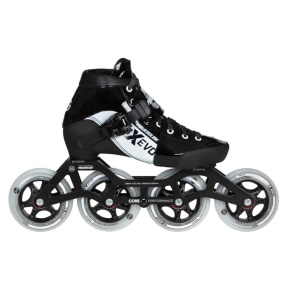 Kids Roller Skates Powerslide XXX Adjustable Evo Black/White