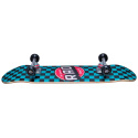 RAD Checkers Skateboard Set (7.25"|Turquoise)