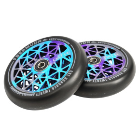 Wheels Oath Bermuda 120mm Blue / Purple / Titanium 2pcs