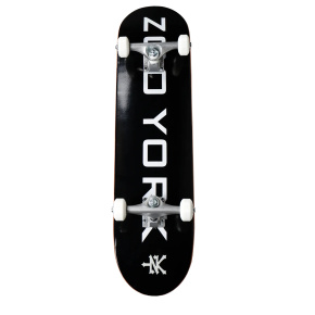 Zoo York Logo Block Complete Skateboard (8 "| Black / White)