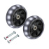 Micro Maxi Pro LED 120 mm Wheel Set - Front