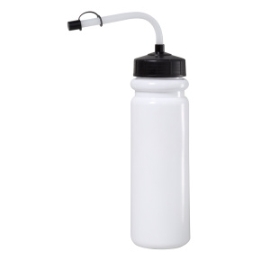 Winnwell 1l hockey bottle with straw spout without logo