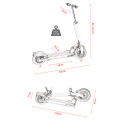 Electric scooter City Boss R3 black