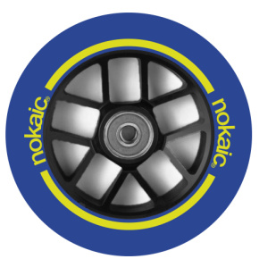 Wheel Nokaic Spoked 110mm Blue