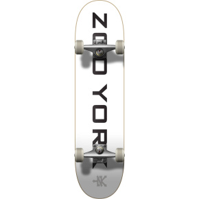 Skateboard Zoo York Logo Block 7.75 "White